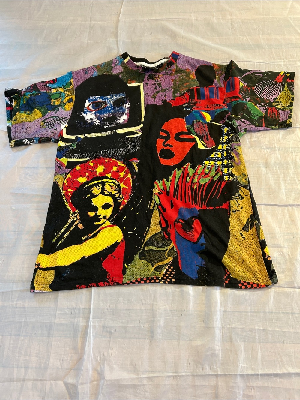 rebels  Short Sleeve Graphic Tee in Black, Red, Yellow, Blue, Purple